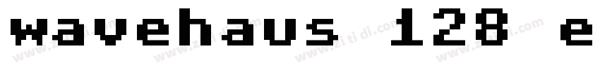 wavehaus 128 extrabo字体转换
